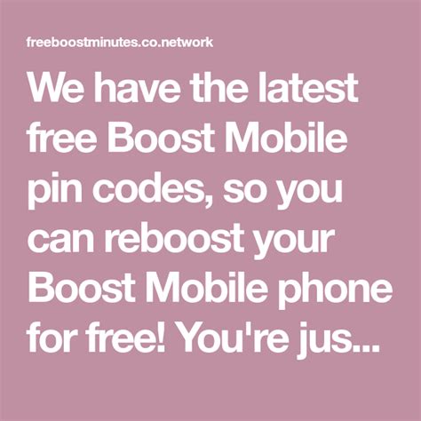 2 of those. . Boost mobile pin hack